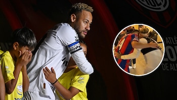 Neymar sorprendió a los hinchas de San Lorenzo con un sentido mensaje: el “tesoro” que le regaló a un rival