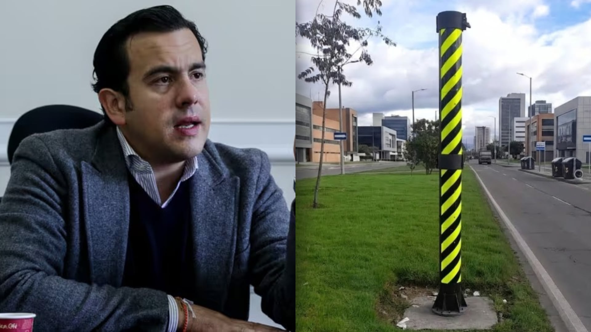 Rodrigo Lara confrontó a la Alcaldía de Bogotá por el manejo de las cámaras de fotodetección y cuestionó el recaudo de las fotomultas - crédito Composición fotográfica