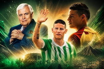 Jorge Barón - James Rodríguez - Atlético Nacional - Deportes Tolima