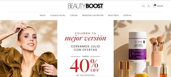 Colágeno con alerta del Invima tiene la misma imagen que el promocionado por Alejandra Azcárate - crédito captura de pantalla página web Beauty Boost