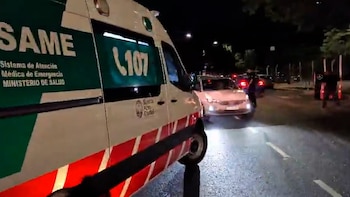 Incendio en un edificio de