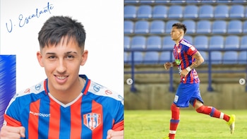 La emoción de Valentín Escalante, el jugador argentino cedido en Unión Magdalena, al ver a su mamá en el estadio: “Gracias por cruzarte a la otra punta por estar”