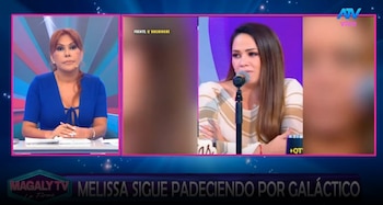 Magaly Medina não escondeu a sua indignação com estas versões e considerou gravíssima a propagação de acusações infundadas. Captação: Magaly TV La Firme.