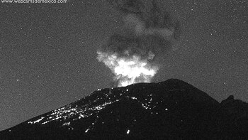 Noche de actividad explosiva en