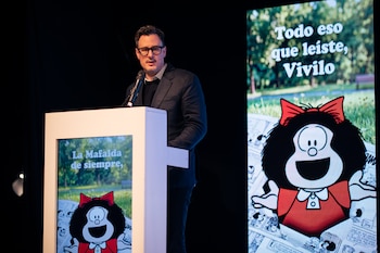 Imagen complementaria de En fotos: la presentación de Mafalda Inmersiva reunió a famosos, artistas y escritores