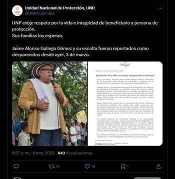 El trino donde la UNP