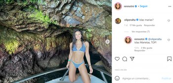 Renata Notni compartió en su