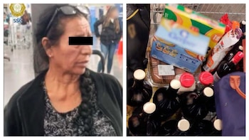 Detienen a mujer de 70 años por irse sin pagar mercancia valuada en casi 50 mil pesos en tienda de autoservicio en CDMX