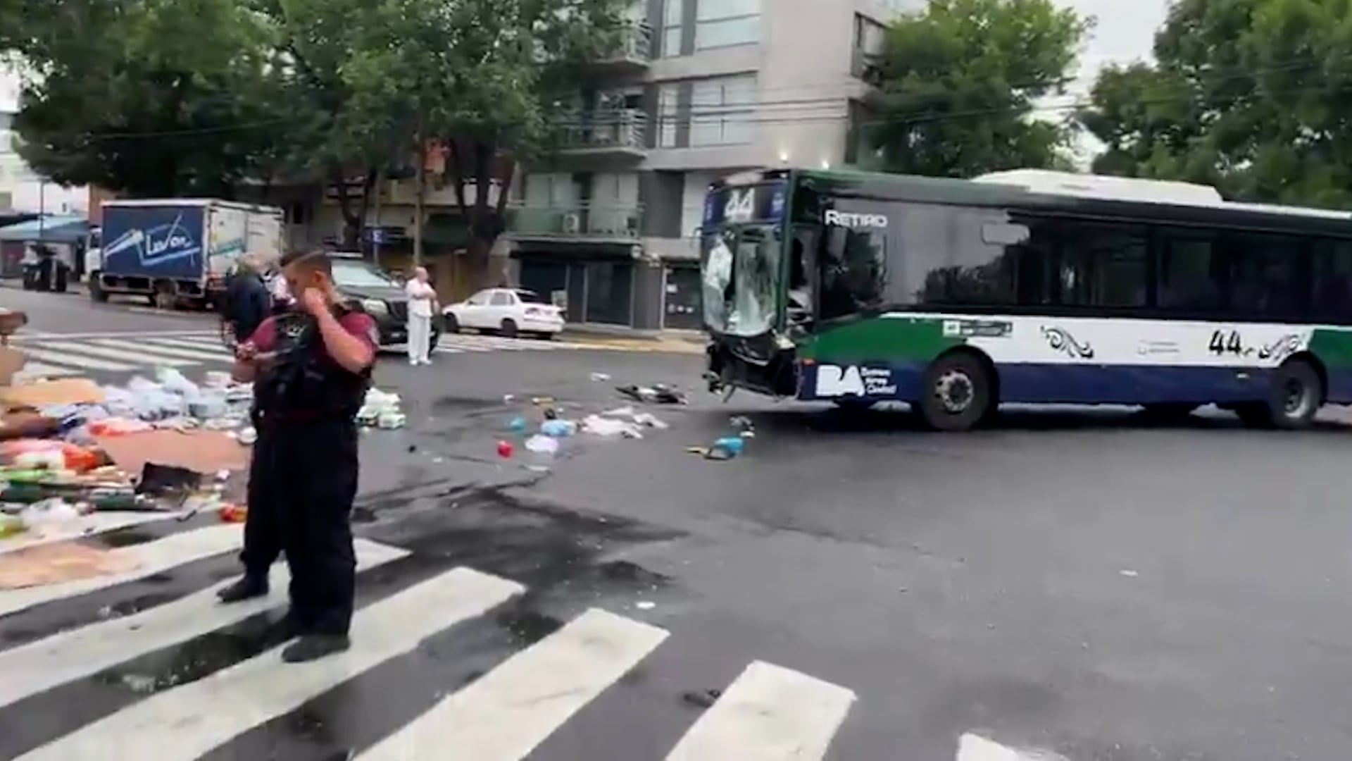Ocurrió en la intersección de Abraham J. Luppi y Del Barco Centenera.