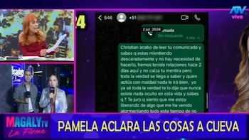 Pamela López asegura que mantuvo