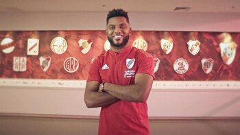 Miguel Borja fue presentado en