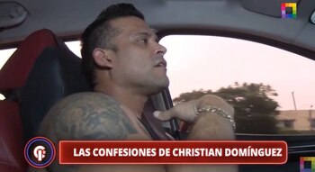 Christian Domínguez hace mea culpa
