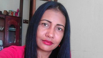 María Rodríguez, candidata indígena Elorza