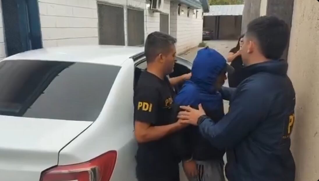 Detuvieron a Víctor Rodríguez, acusado de secuestrar y abusar de una estudiante en Mendoza (Foto: Captura de pantalla)
