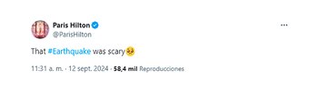 "Ese #sismo dio miedo", compartió