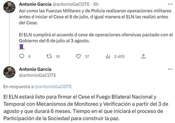 Antonio García sobre ataques del