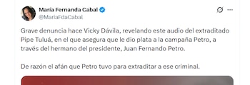 Cabal destacó la gravedad de