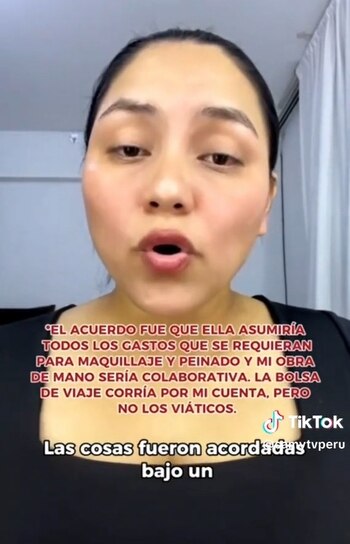 Maquilladora respondió a Miss Petite