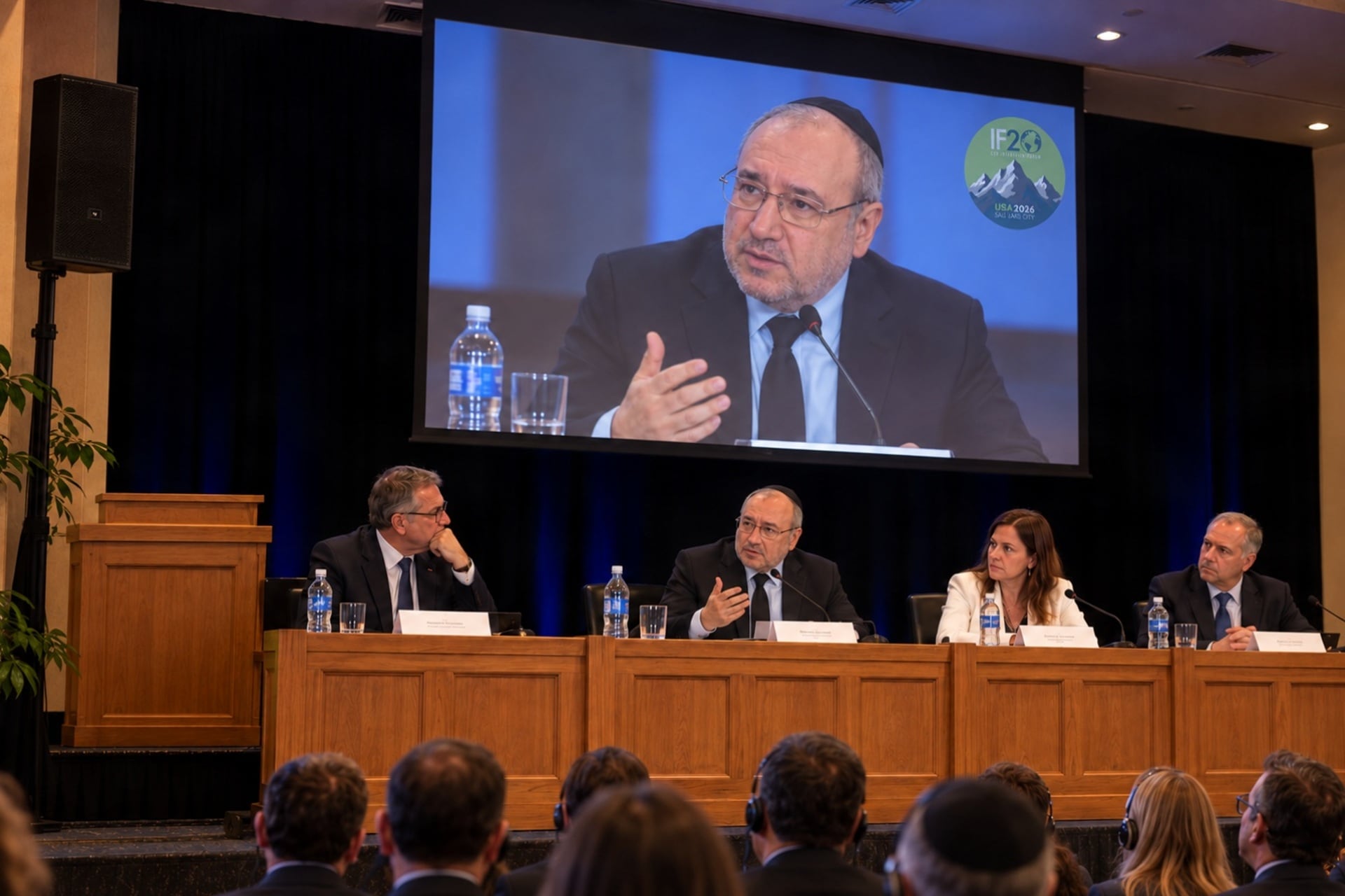 Rab. Dr. Fishel Szlajen, G20 Interfaith Forum, sesión del AI Working Group