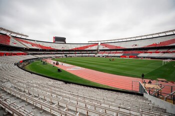 Vista del interior del estadio Monumental de la Ciudad de Buenos Aires (Argentina). EFE/Juan Ignacio Roncoroni/Archivo