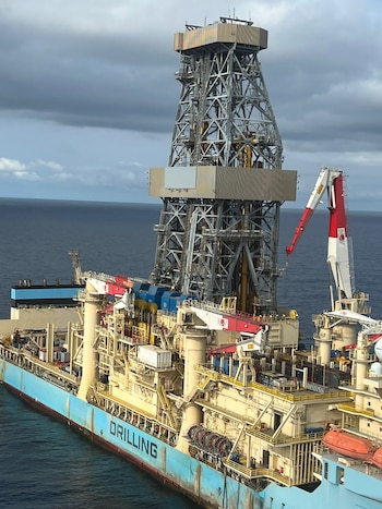 Pozo Glaucus-1, perforado en aguas