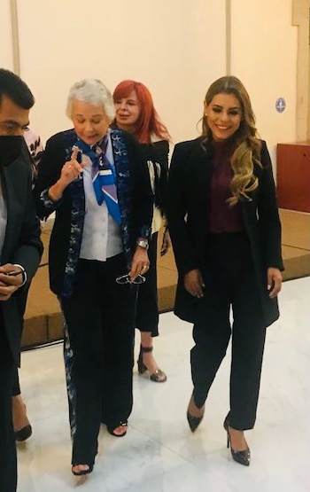 Evelyn Salgado aseguró que se