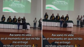 El emotivo gesto de un