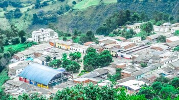Panorámica de Carcasí (Santander). (Crédito: Cuenta de Facebook de la alcaldía de Carcasí (Santander))