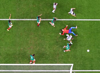 Ochoa en el juego ante