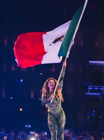 Shakira en el Zócalo fue