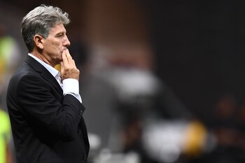 El destituido entrenador de Flamengo.