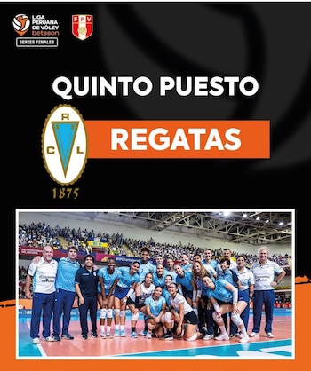 Regatas Lima quedó en el quinto lugar de la Liga Peruana de Vóley 2025-2026.