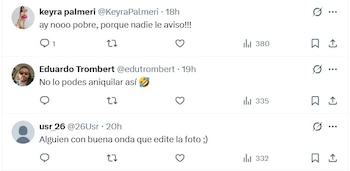 El público tuvo una reacción empática y humorística en X ante el percance de Gustavo Garzón en la alfombra roja