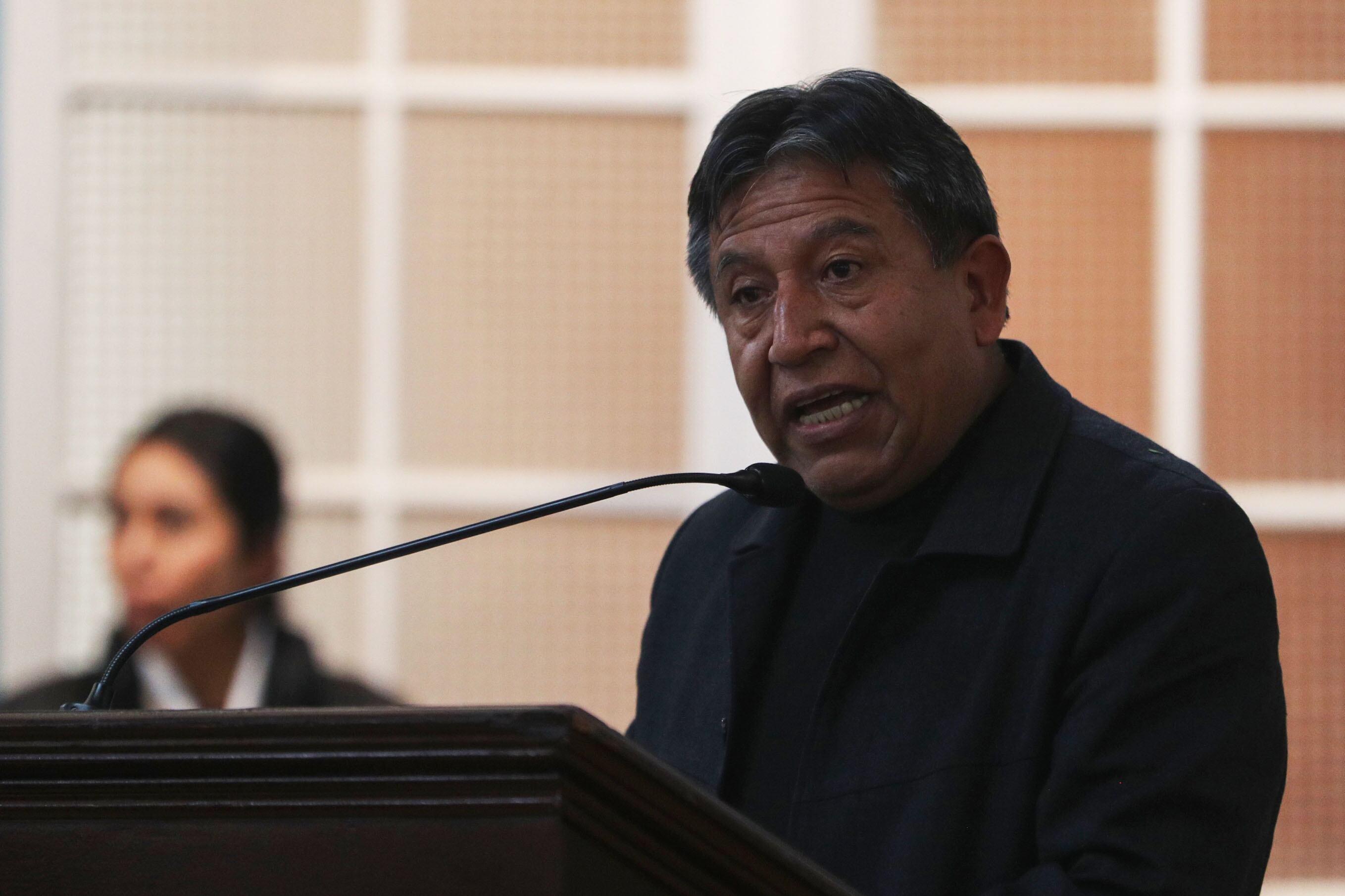 El vicepresidente de Bolivia, David Choquehuanca (EFE/Luis Gandarillas)