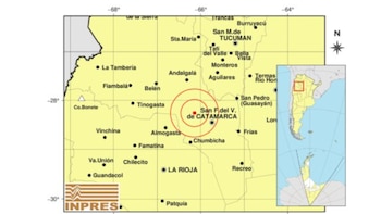 Se registró un sismo de 4.3 en Catamarca que repercutió en el sur de Tucumán