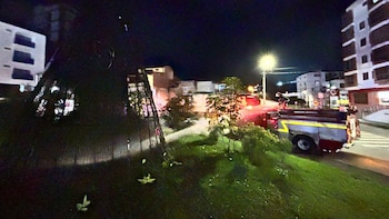 En video · Hombre prendió