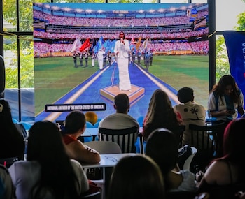 La final del Mundial se vivió en grande en El Salvador con plazas llenas por Argentina y España