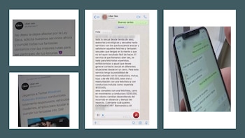 Uber Sex en Medellín estaría operando desde 2019 en la capital antioqueña desde páginas en Twitter y contactos en WhatsApp / (TeleMedellín).
