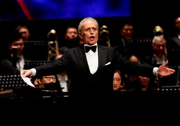 El tenor español Josep Carreras,