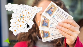 Mapa de donde han caído