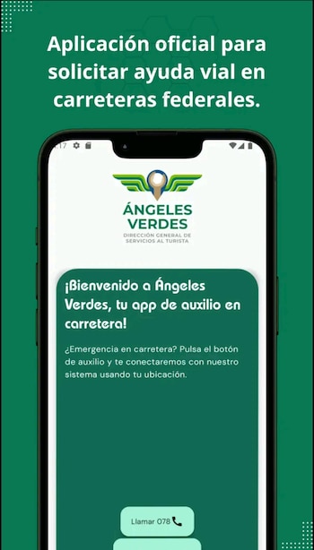 Su aplicación móvil “Ángeles Verdes” permite solicitar auxilio de manera rápida y precisa gracias a la geolocalización en tiempo real. Foto: ()