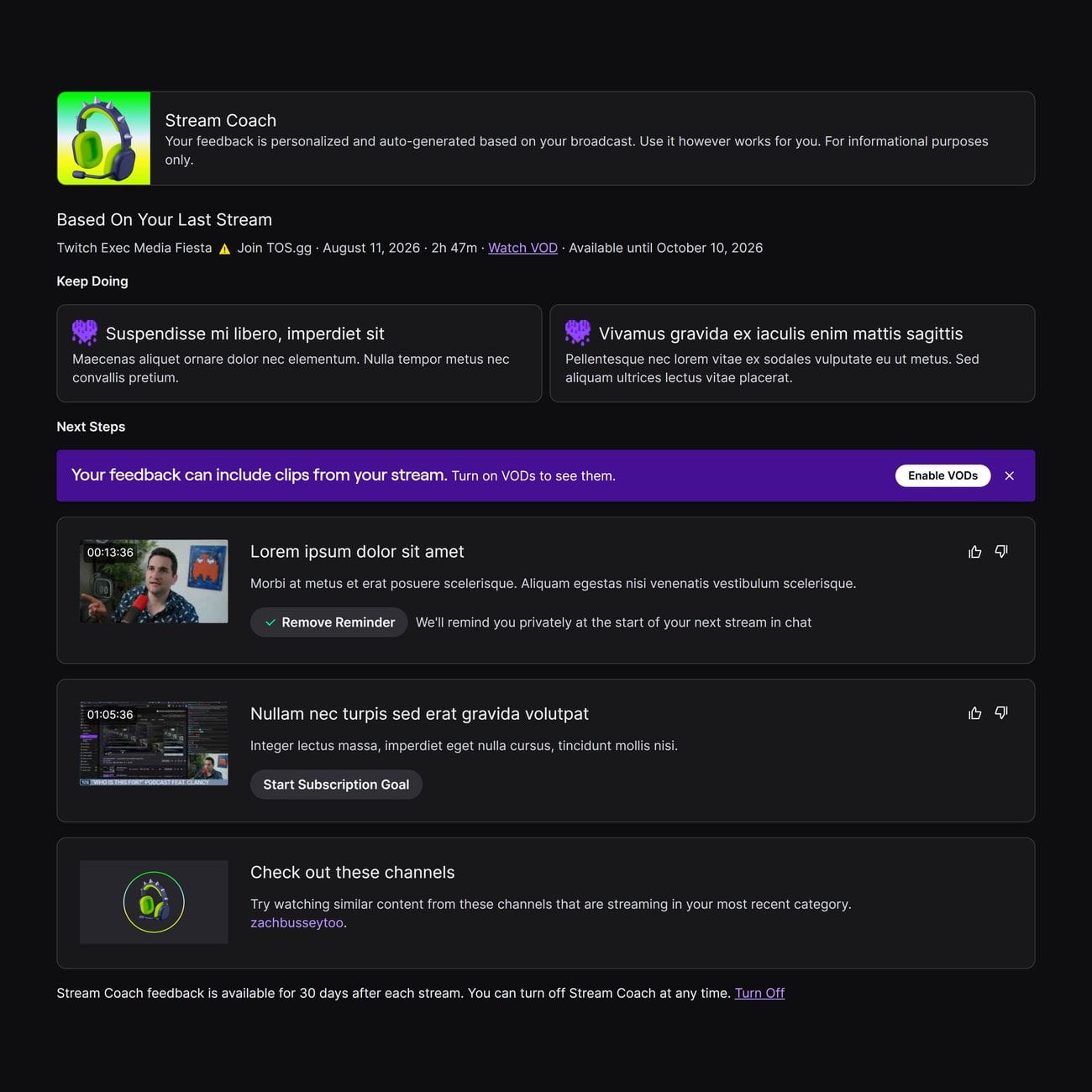 La prueba se desarrolla con un número limitado de streamers de la plataforma. (X: zachbussey)