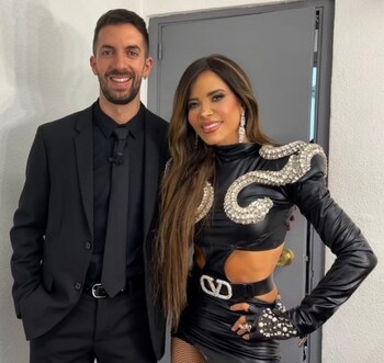 La cantante presumió su participación