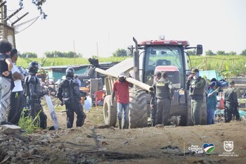 Avanza la restitución de predio