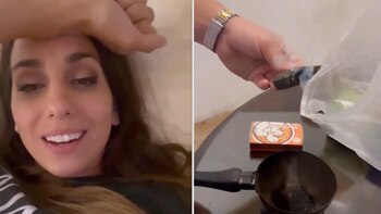 Cinthia Fernández buscó alejar las malas vibras