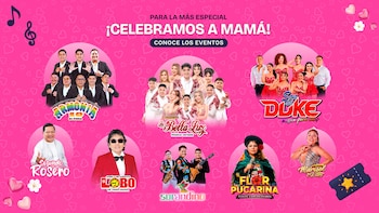 Seranata por el Dïa de la Madre. Marisol “La Faraona de la Cumbia”, Tony Rosado y el Grupo Ecos