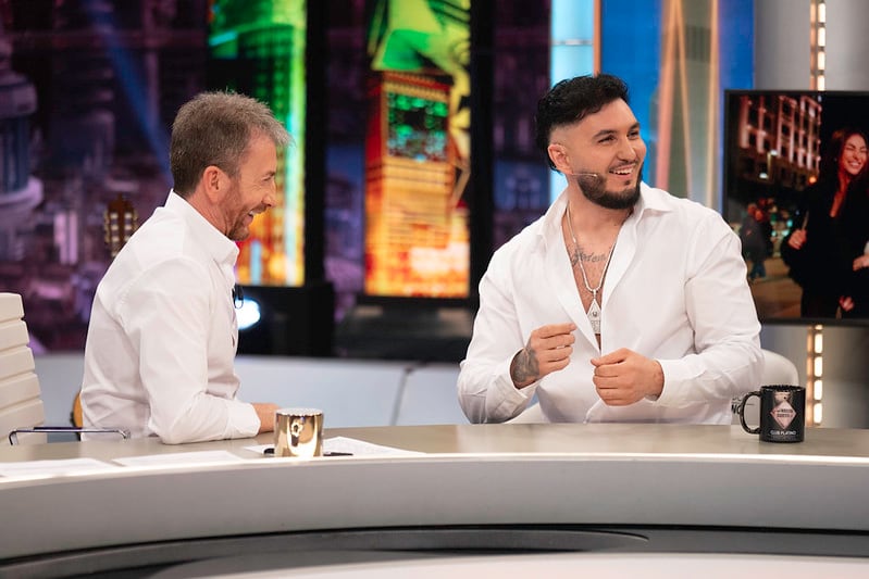 Omar Montes durante su entrevista en 'El Hormiguero' (El Hormiguero)