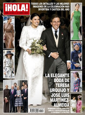 Portada de la revista '¡Hola!'