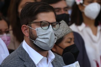 El presidente electo, Gabriel Boric