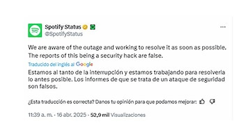 La empresa negó que la